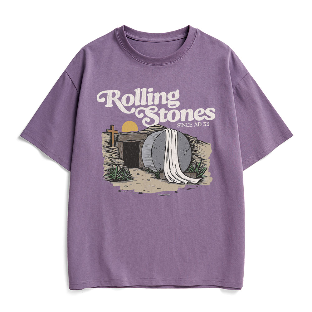 Rolling Stones Christian Heavy Cotton T-Shirt