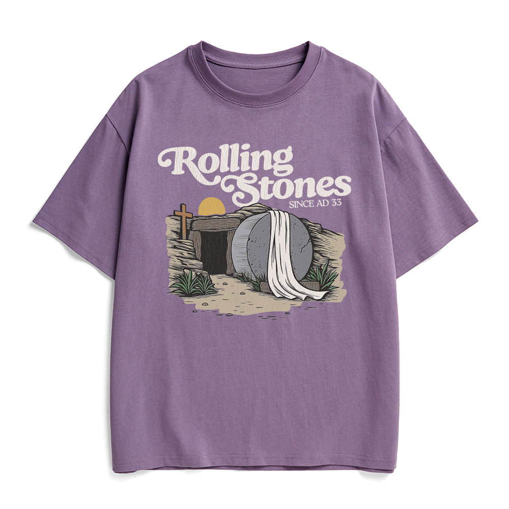 Rolling Stones Christian Heavy Cotton T-Shirt