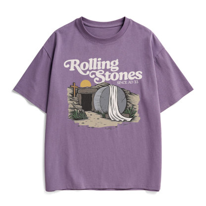 Rolling Stones Christian Heavy Cotton T-Shirt