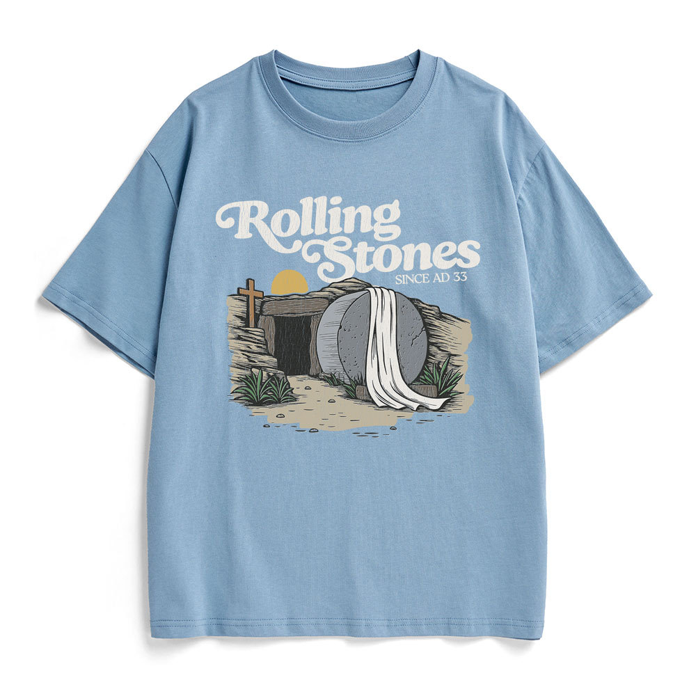 Rolling Stones Christian Heavy Cotton T-Shirt