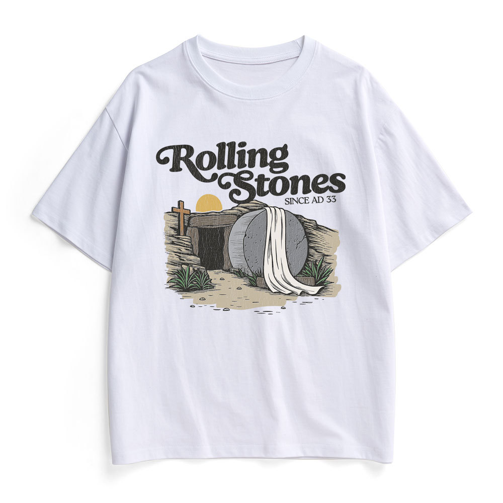 Rolling Stones Christian Heavy Cotton T-Shirt