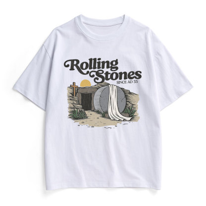 Rolling Stones Christian Heavy Cotton T-Shirt