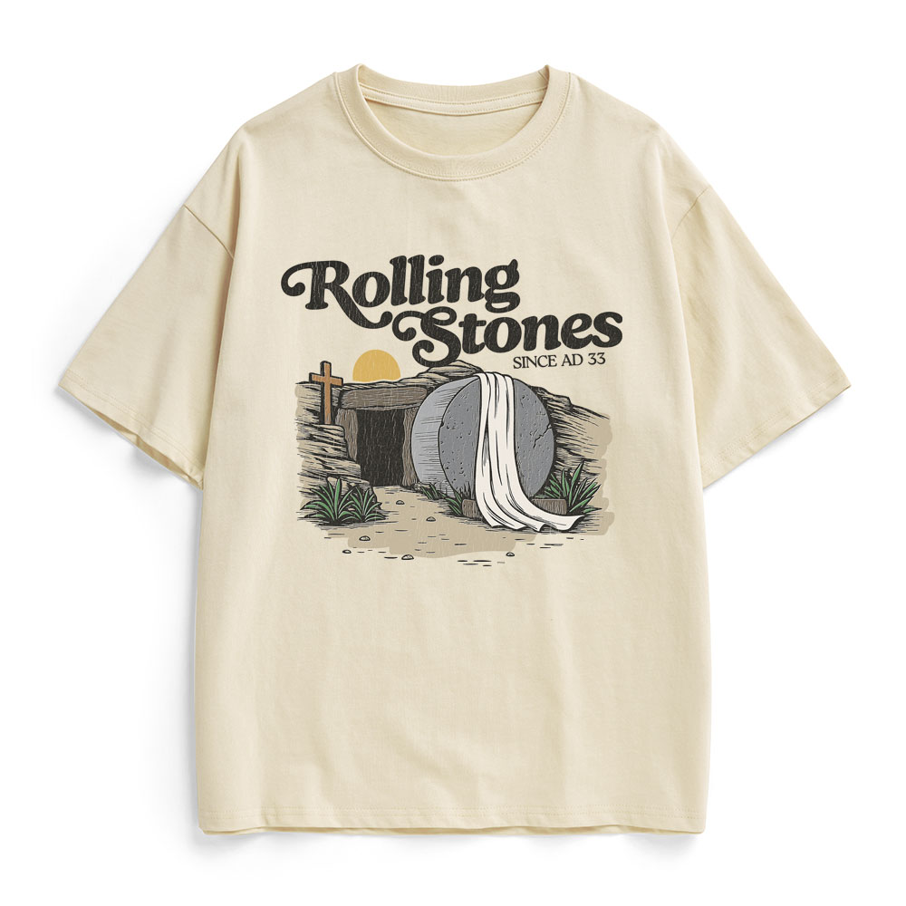 Rolling Stones Christian Heavy Cotton T-Shirt