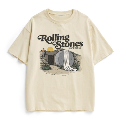 Rolling Stones Christian Heavy Cotton T-Shirt