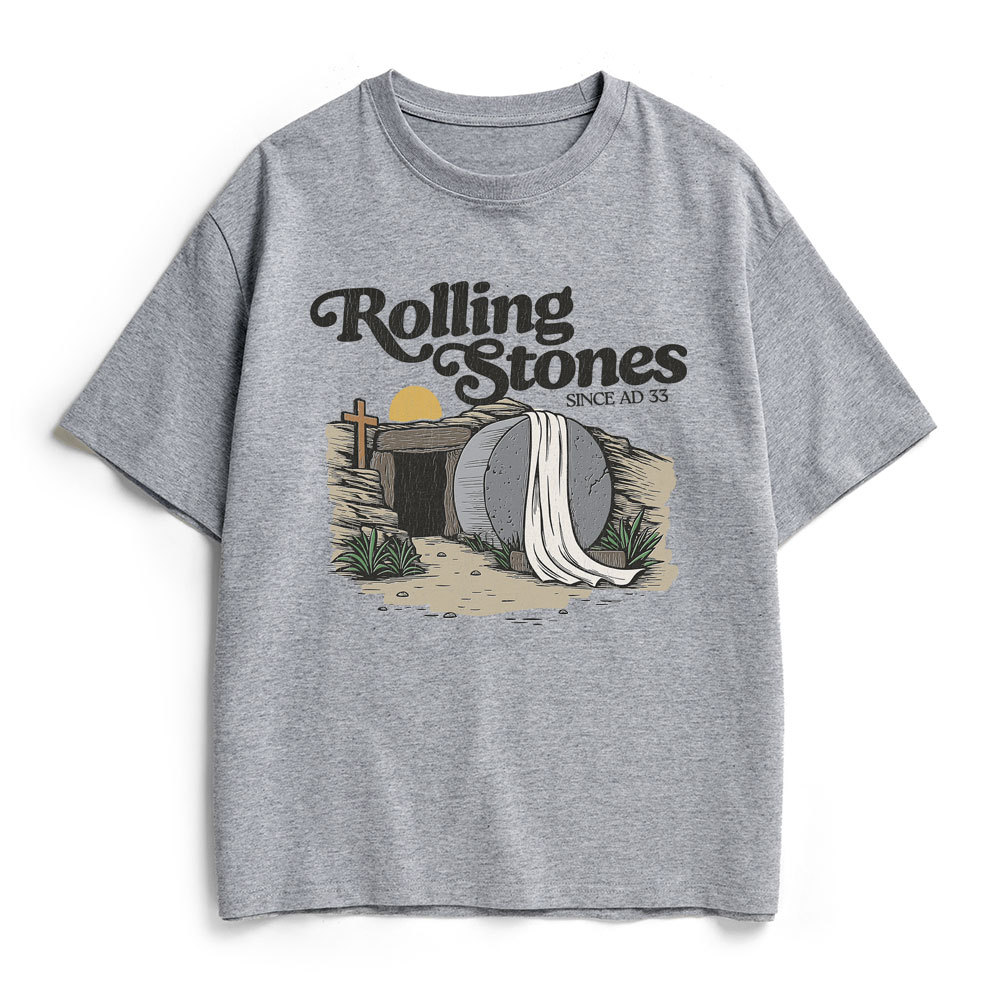 Rolling Stones Christian Heavy Cotton T-Shirt
