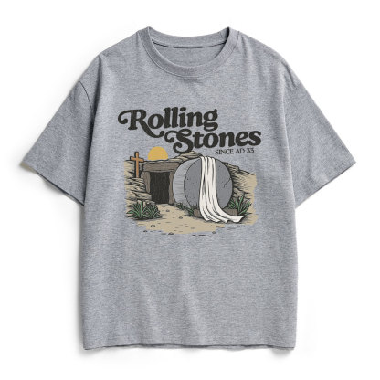 Rolling Stones Christian Heavy Cotton T-Shirt