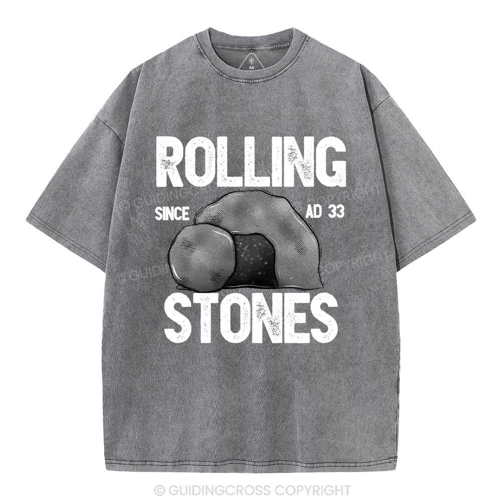 Rolling Stones Christian Washed T-Shirt