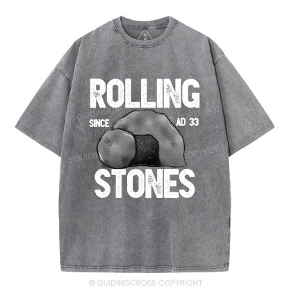 Rolling Stones Christian Washed T-Shirt