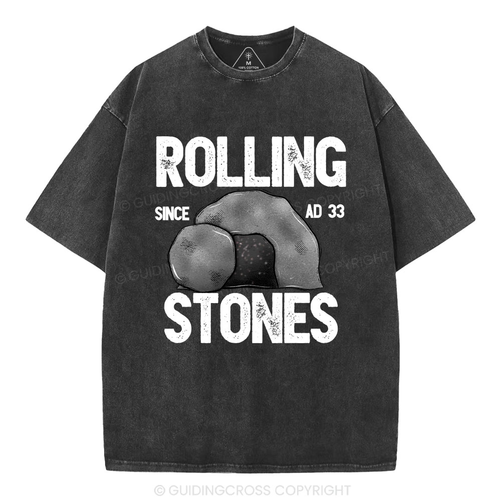 Rolling Stones Christian Washed T-Shirt