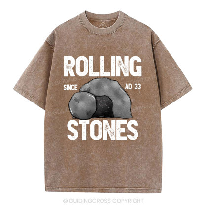 Rolling Stones Christian Washed T-Shirt