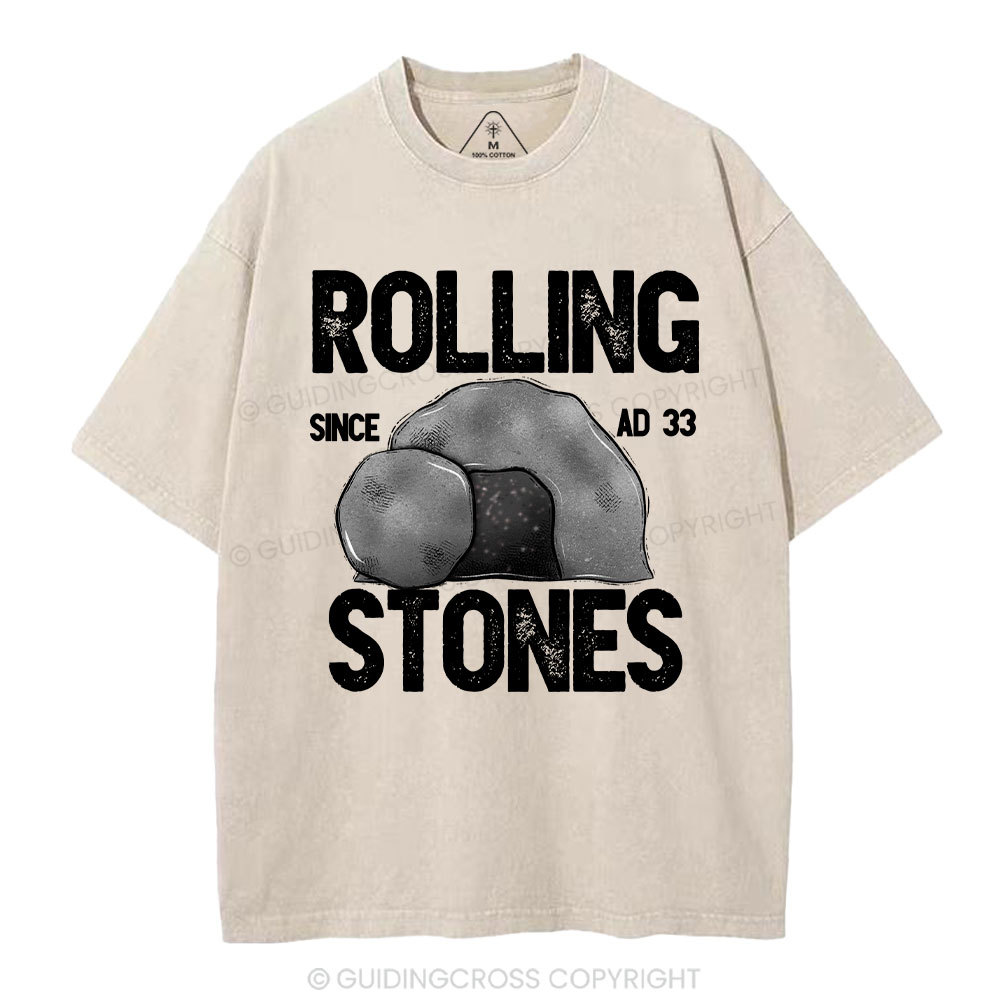 Rolling Stones Christian Washed T-Shirt