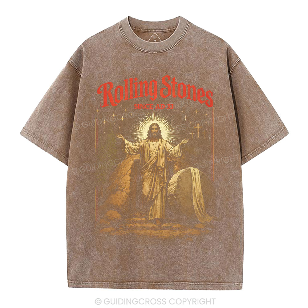 Rolling Stones Christian Washed T-Shirt