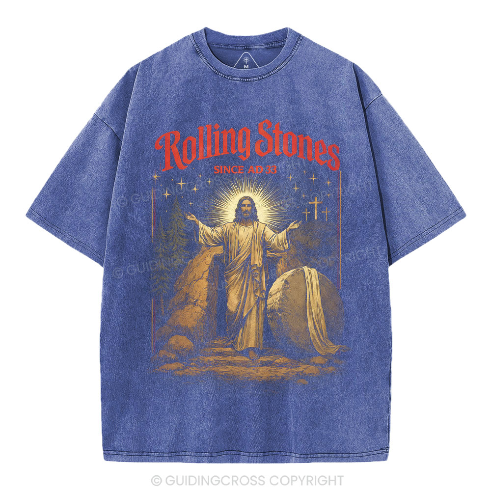 Rolling Stones Christian Washed T-Shirt