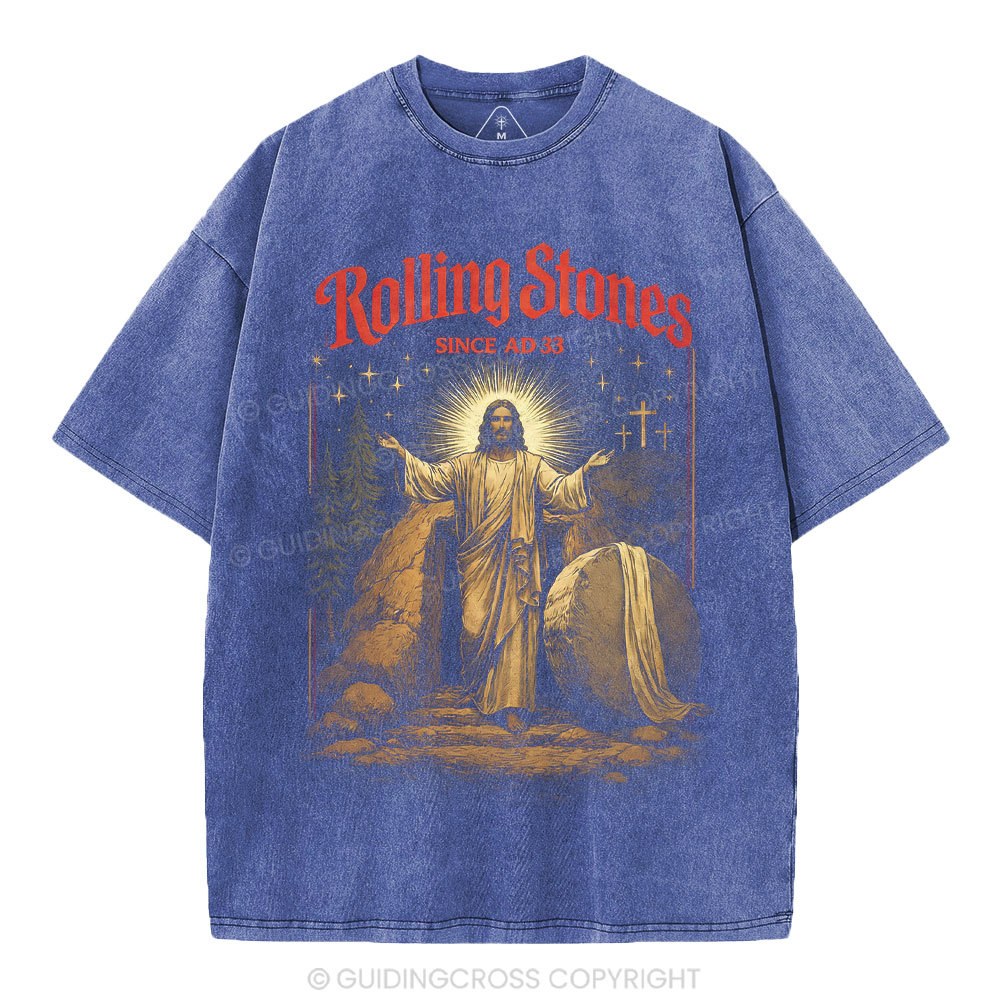 Rolling Stones Christian Washed T-Shirt