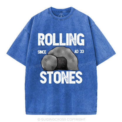 Rolling Stones Christian Washed T-Shirt