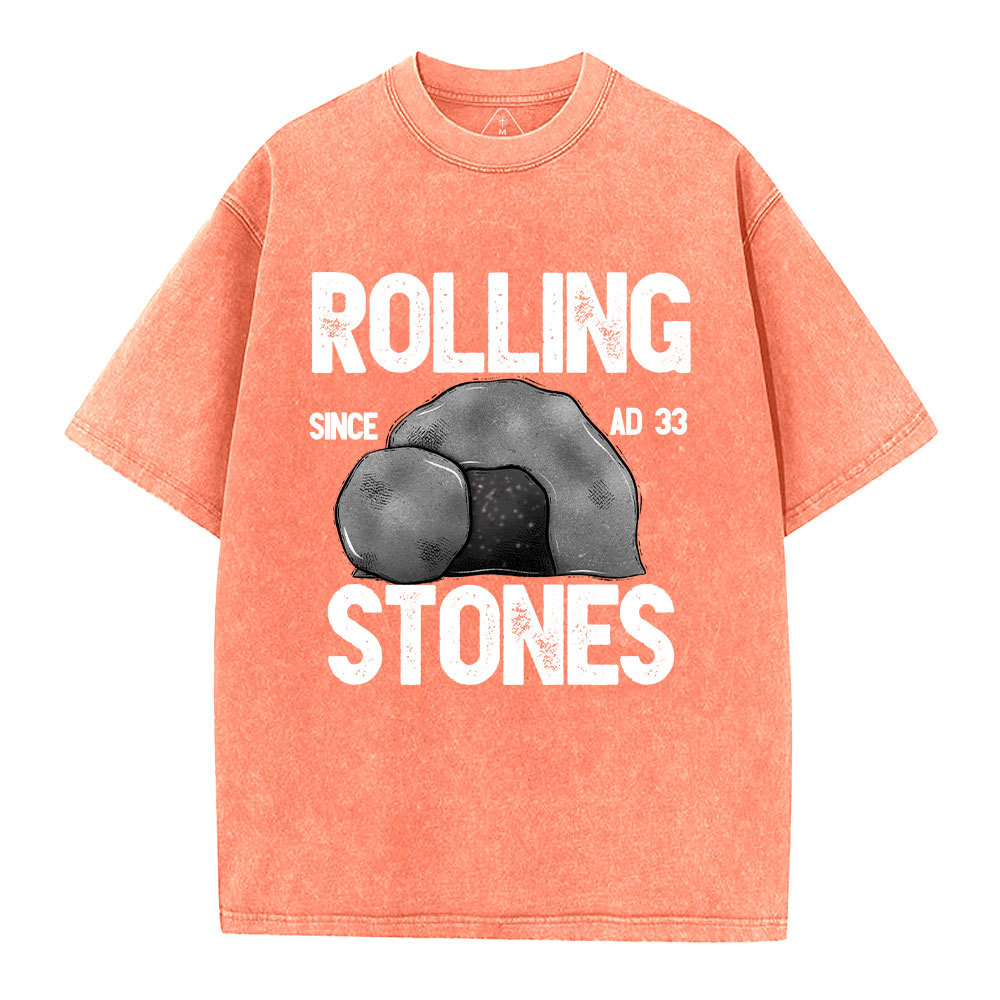 Rolling Stones Christian Washed T-Shirt