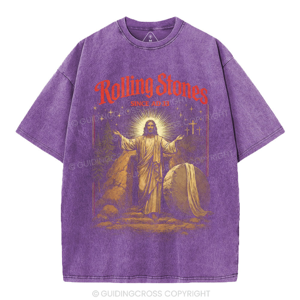 Rolling Stones Christian Washed T-Shirt