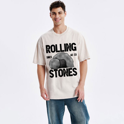 Rolling Stones Christian Washed T-Shirt