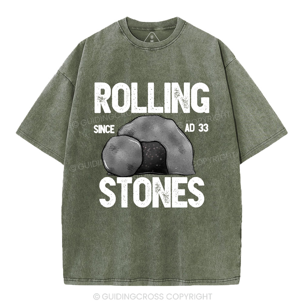 Rolling Stones Christian Washed T-Shirt