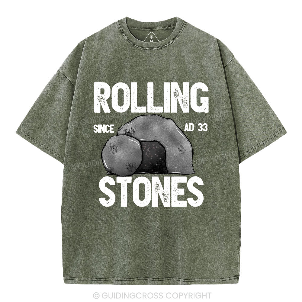 Rolling Stones Christian Washed T-Shirt