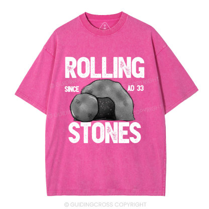 Rolling Stones Christian Washed T-Shirt