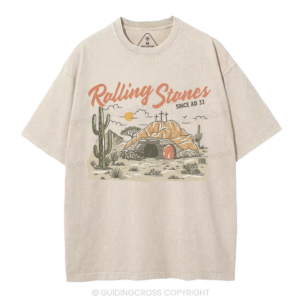 Rolling Stones Christian Washed T-Shirt