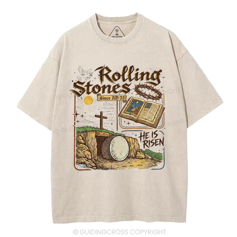 Rolling Stones Christian Washed T-Shirt
