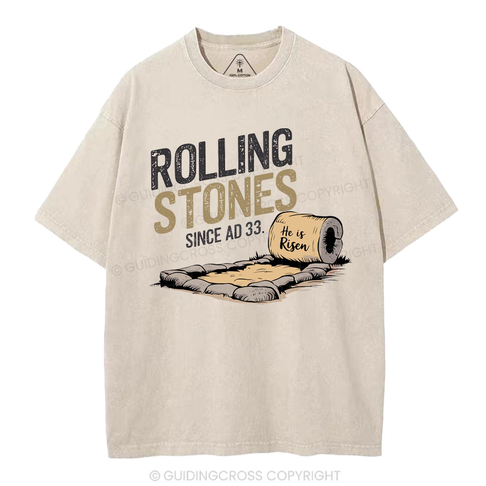 Rolling Stones Christian Washed T-Shirt