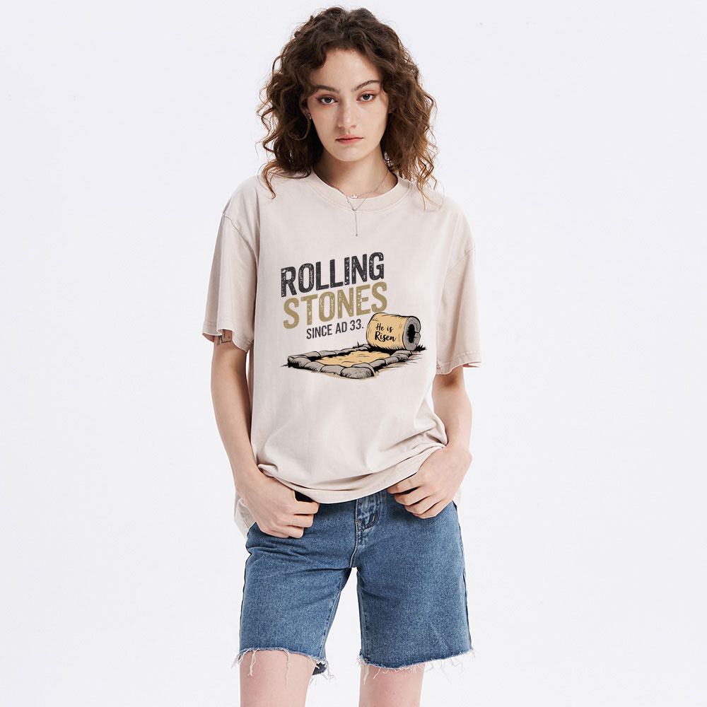 Rolling Stones Christian Washed T-Shirt