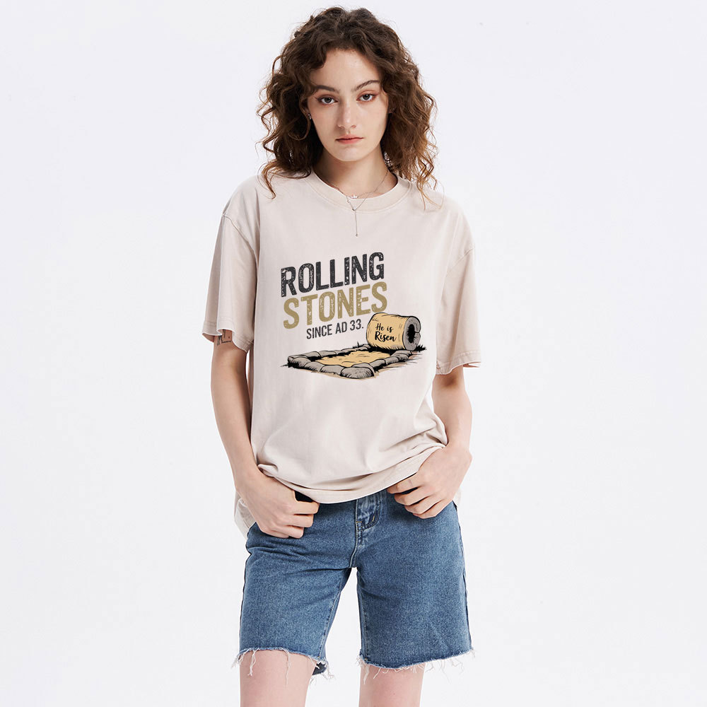 Rolling Stones Christian Washed T-Shirt