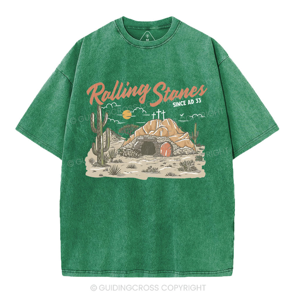 Rolling Stones Christian Washed T-Shirt