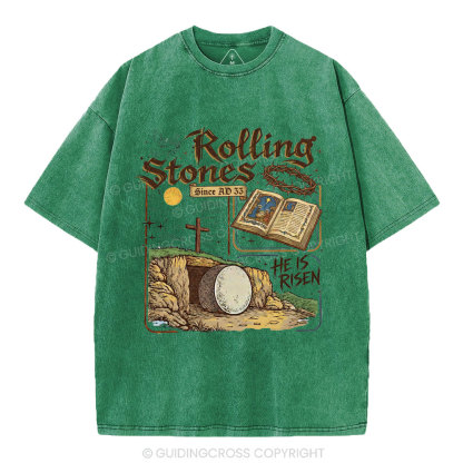 Rolling Stones Christian Washed T-Shirt