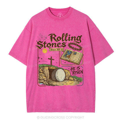 Rolling Stones Christian Washed T-Shirt