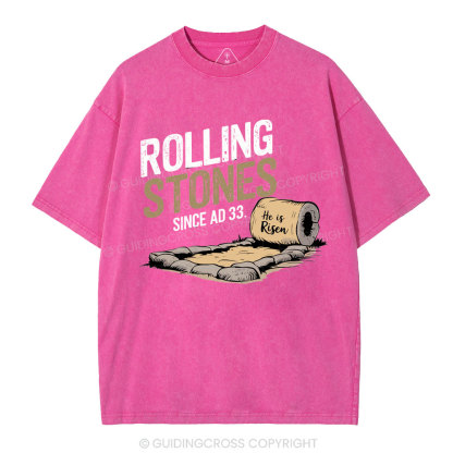 Rolling Stones Christian Washed T-Shirt