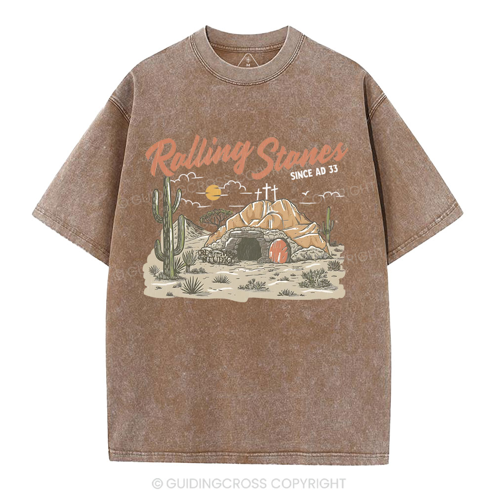 Rolling Stones Christian Washed T-Shirt