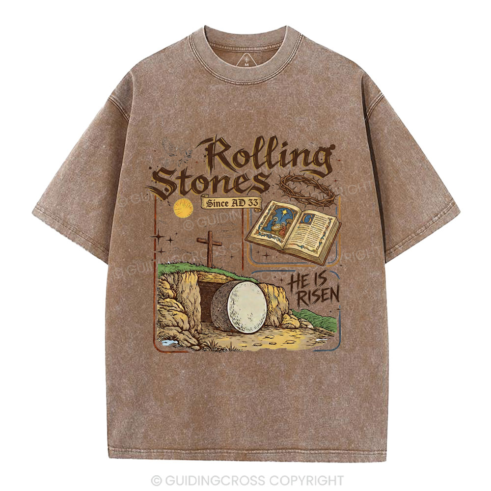 Rolling Stones Christian Washed T-Shirt