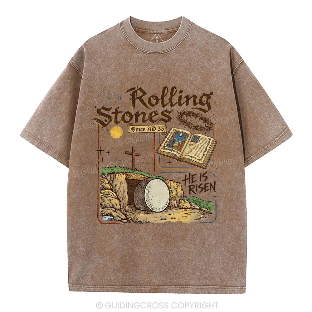 Rolling Stones Christian Washed T-Shirt
