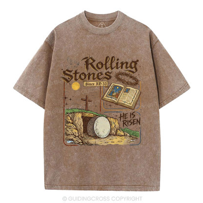 Rolling Stones Christian Washed T-Shirt