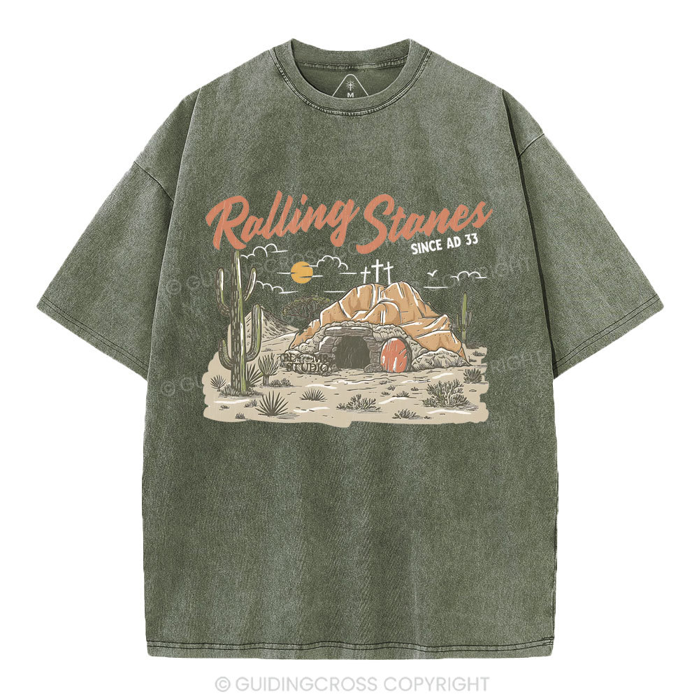 Rolling Stones Christian Washed T-Shirt