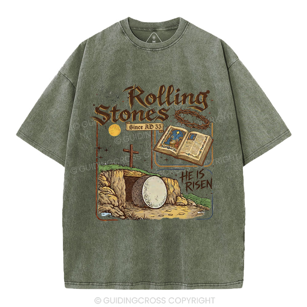 Rolling Stones Christian Washed T-Shirt