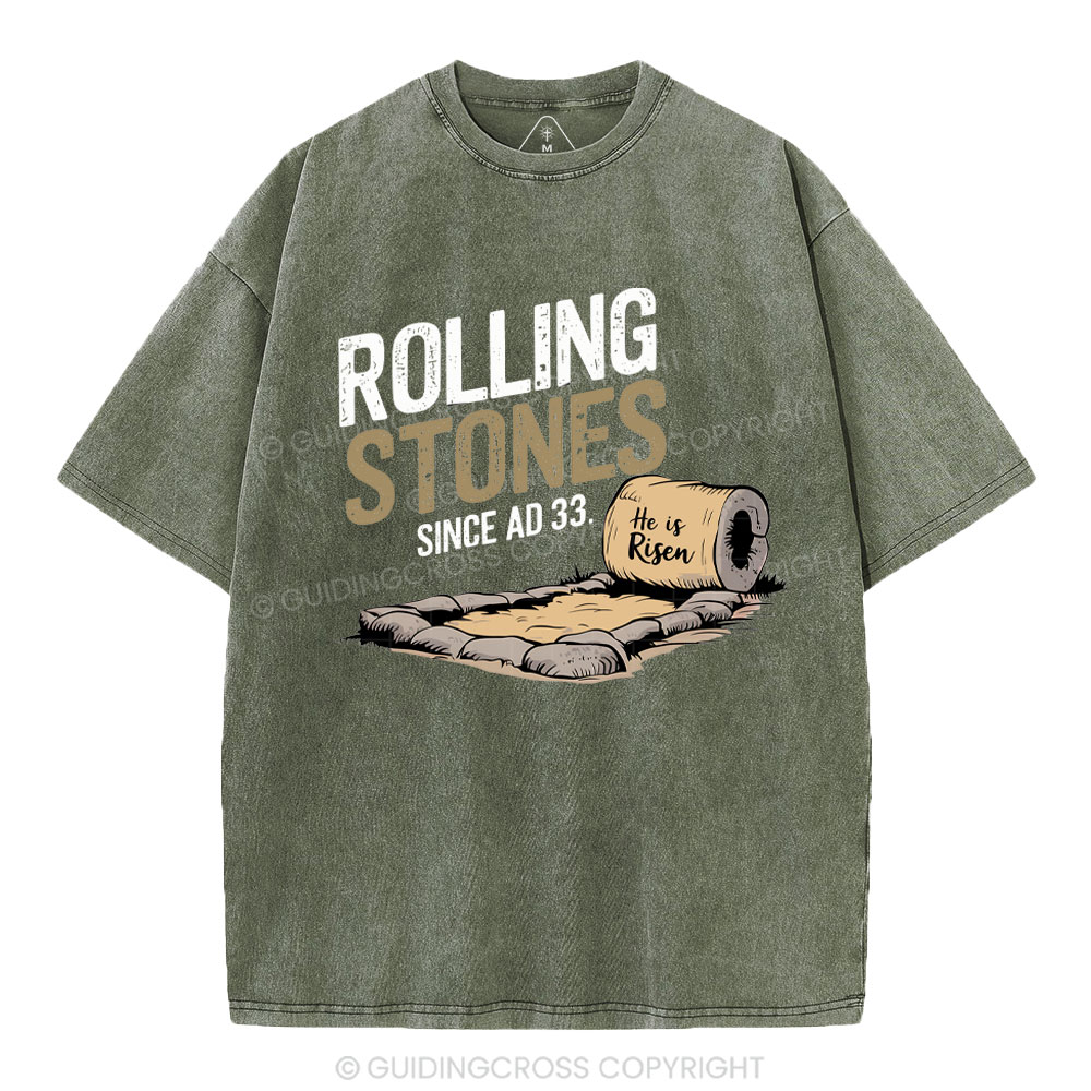 Rolling Stones Christian Washed T-Shirt