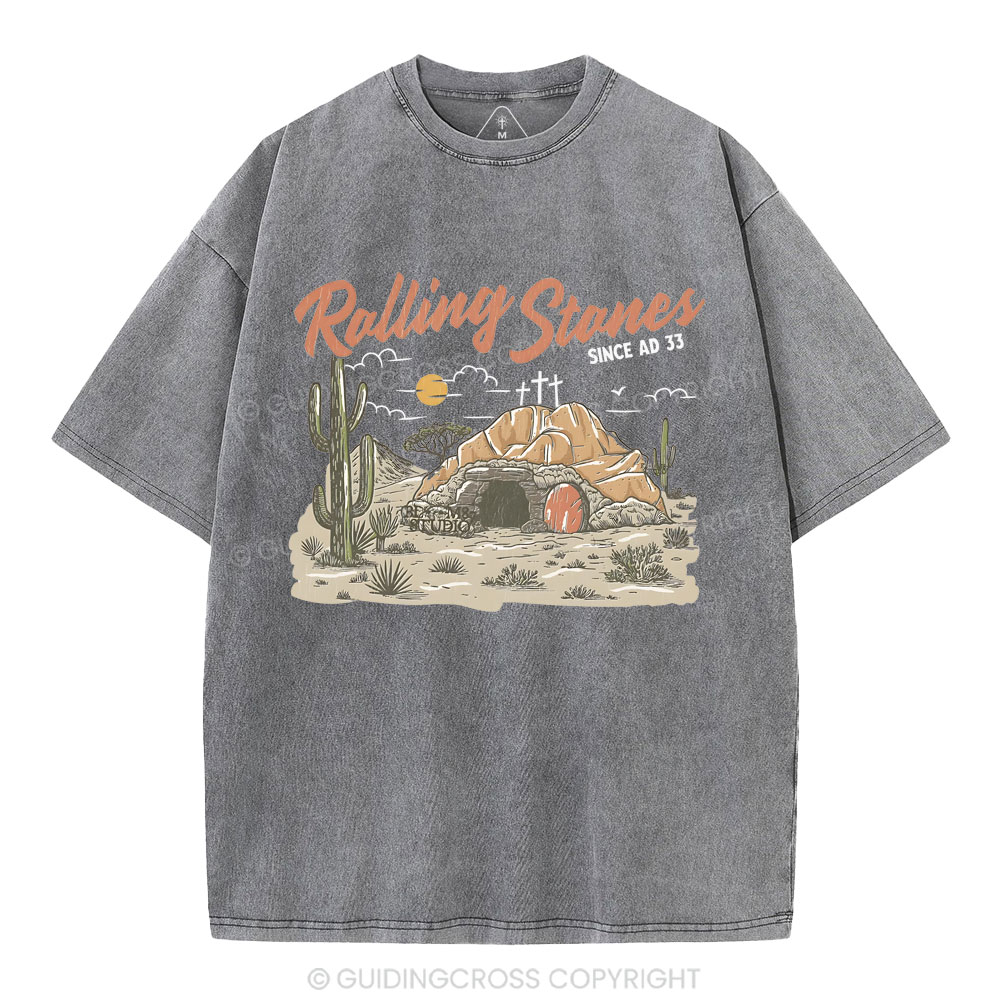 Rolling Stones Christian Washed T-Shirt