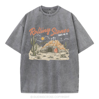 Rolling Stones Christian Washed T-Shirt