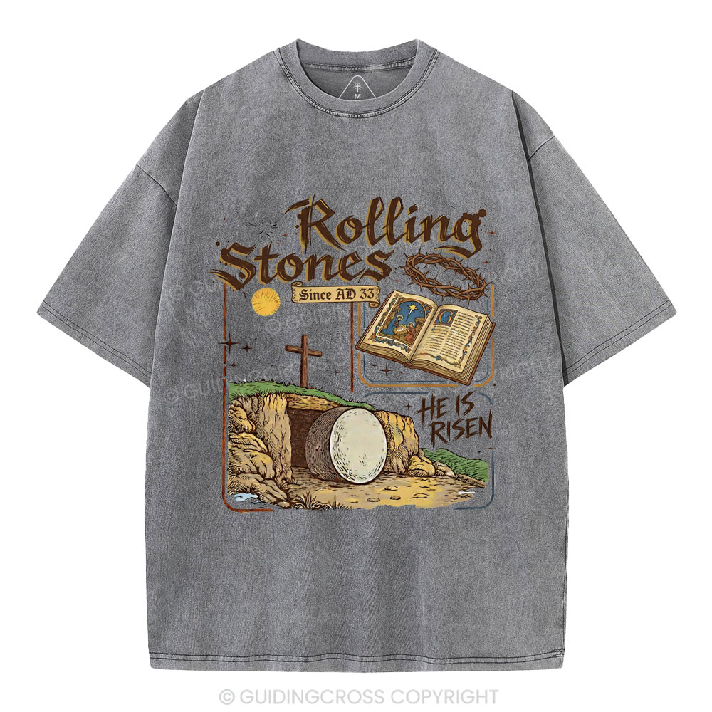 Rolling Stones Christian Washed T-Shirt