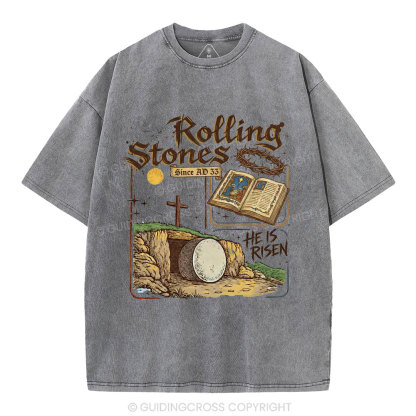 Rolling Stones Christian Washed T-Shirt