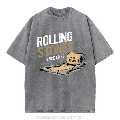 Rolling Stones Christian Washed T-Shirt