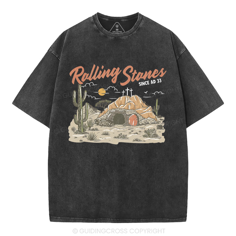 Rolling Stones Christian Washed T-Shirt
