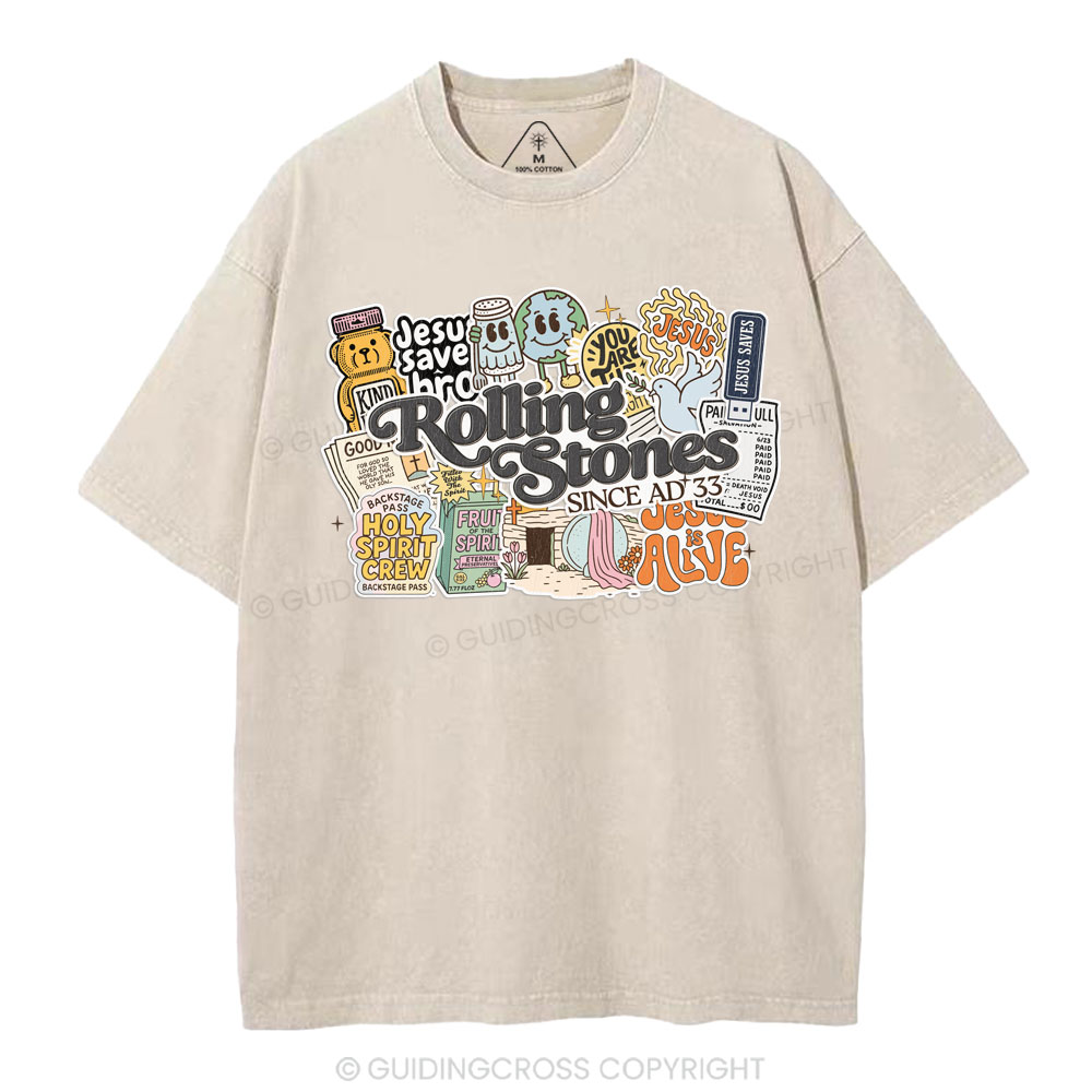 New-Sample Christian Washed T-Shirt Sale - GuidingCross