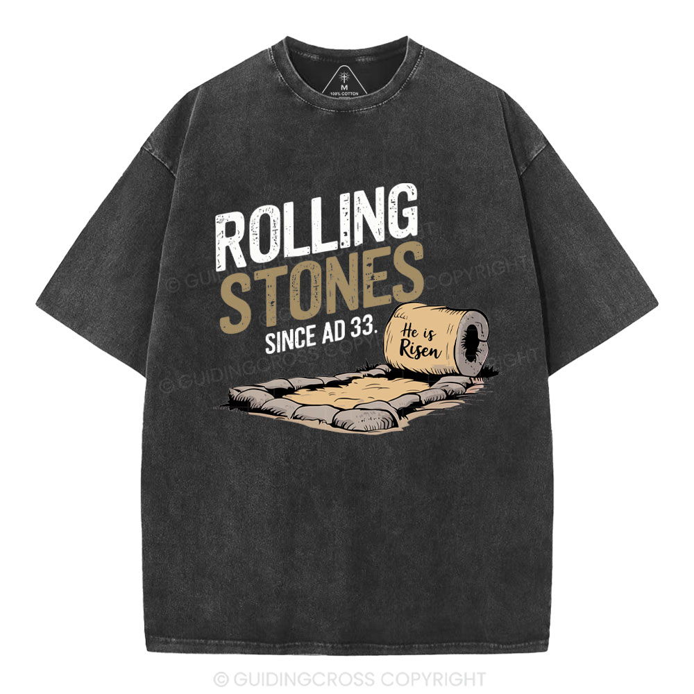 Rolling Stones Christian Washed T-Shirt