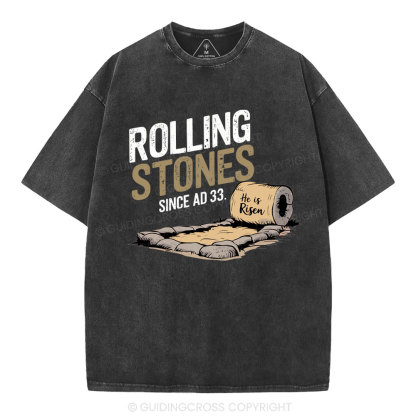 Rolling Stones Christian Washed T-Shirt